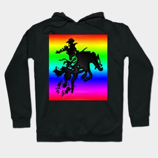 Western Era - Cowboy on Horseback 9 Hoodie